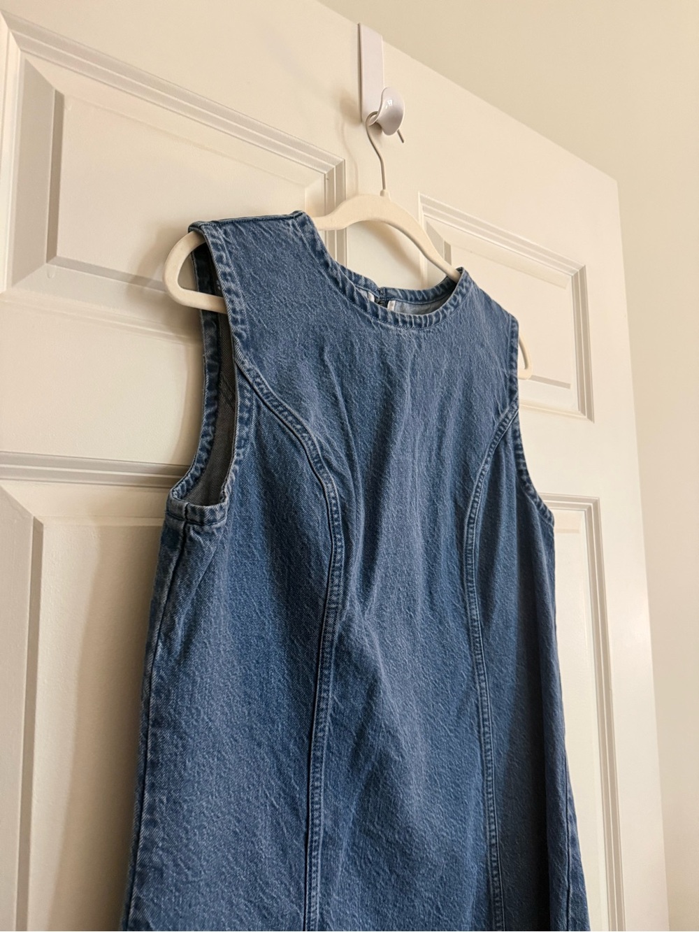 Abercrombie Denim Shift Mini Dress - Picture 4 of 9